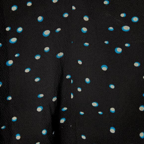 Sejour Women’s Blouse Romantic Wedding Guest Mother of the Bride Black Dot 1X - Picture 6 of 8